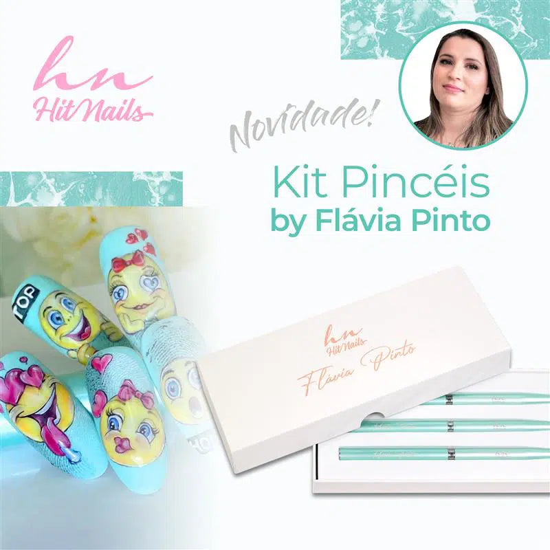 Kit Pincéis By Flávia Pinto