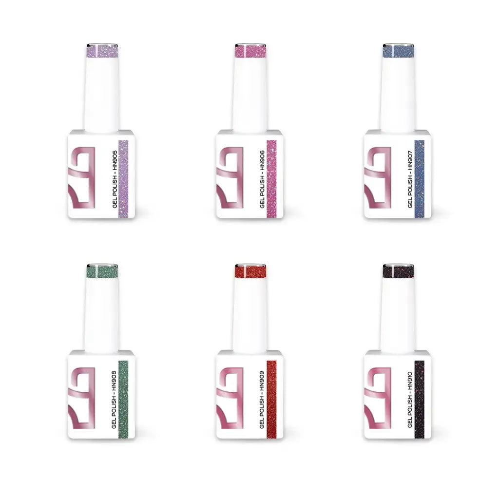 Gel Polish Glow Hit Collection - 6 Cores