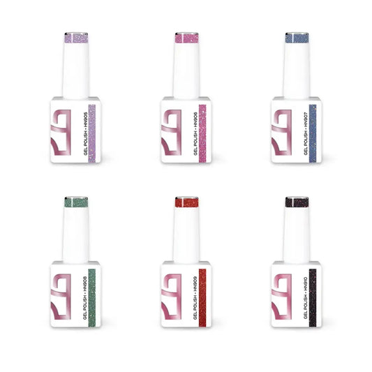 Gel Polish Glow Hit Collection - 6 Cores